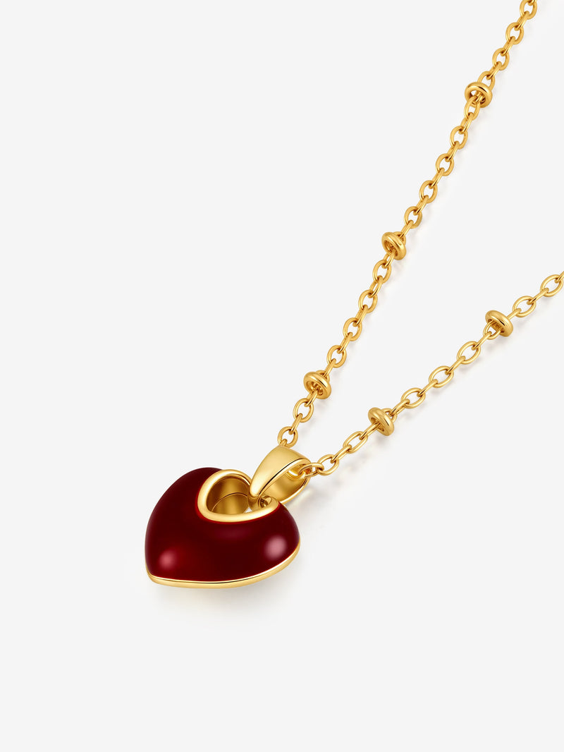 Jules Heart 18K Gold Plated Necklace