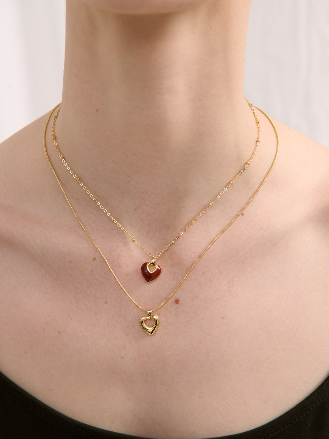 Jules Heart 18K Gold Plated Necklace