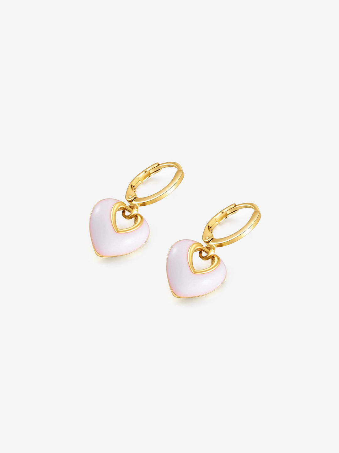 Jules Heart 18K Gold Plated Earrings