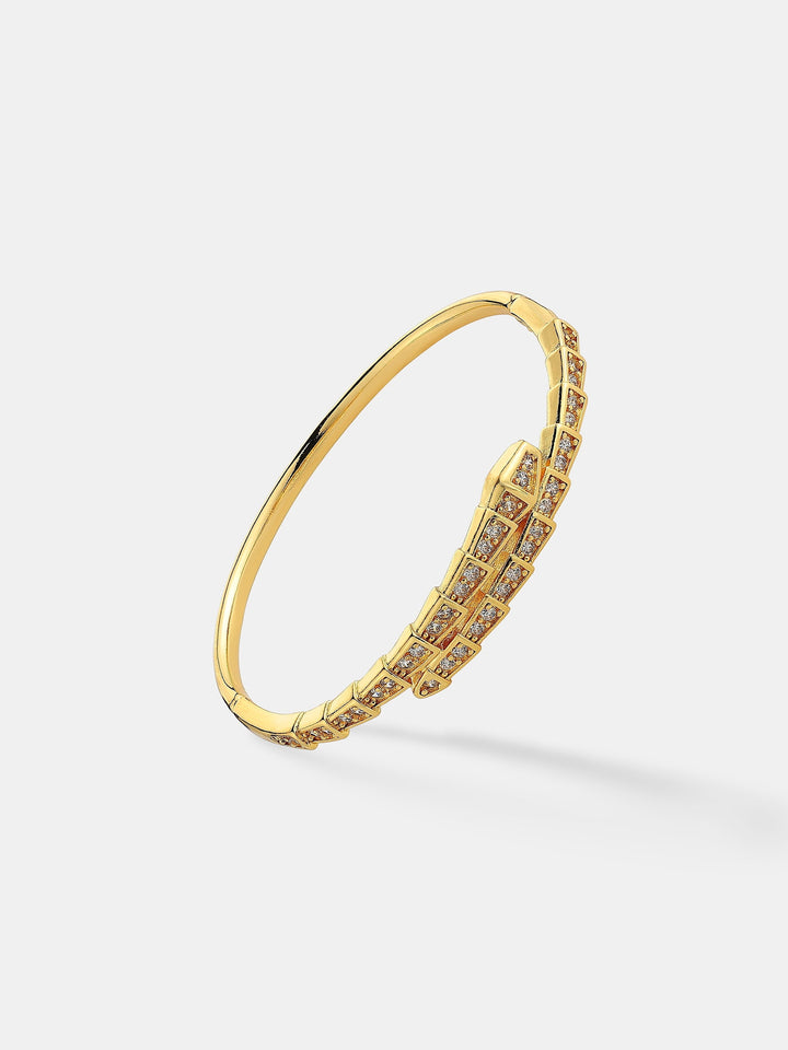 Seren Diamante Plated Bangle
