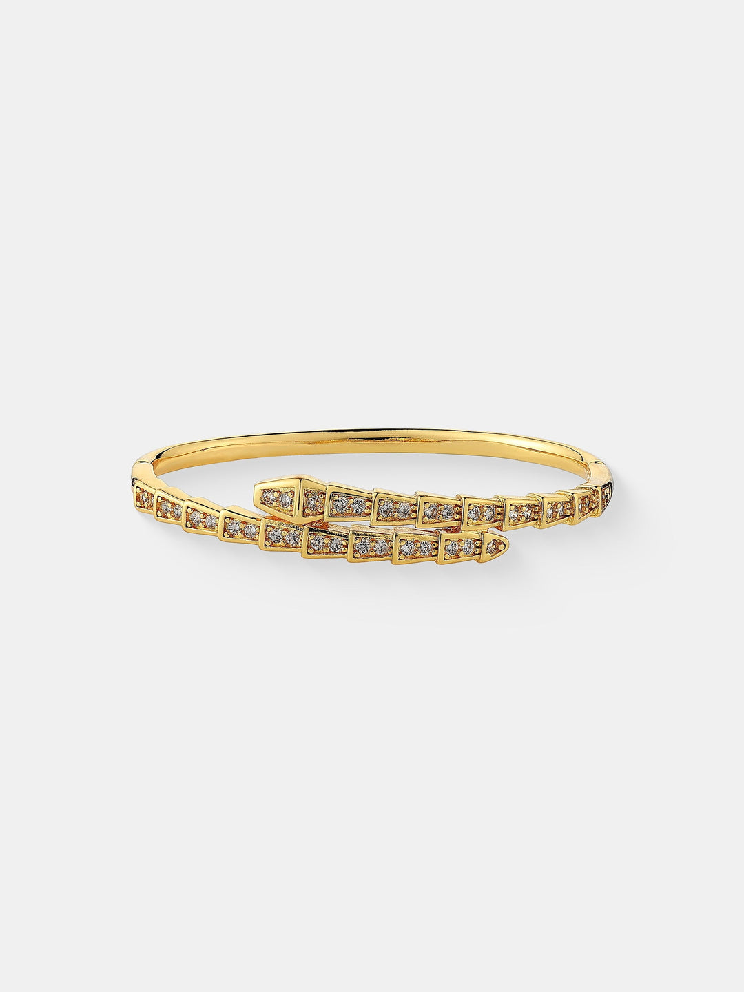 Seren Diamante Plated Bangle