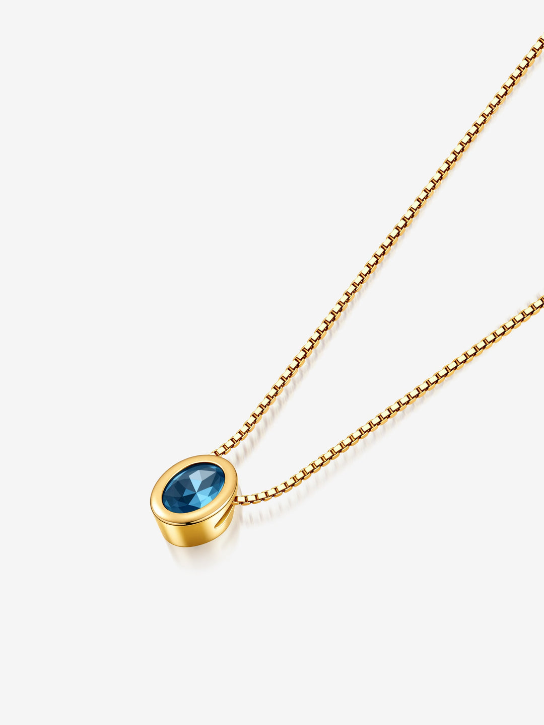 Aurora Birthstone 18K Gold Plated Necklace - October