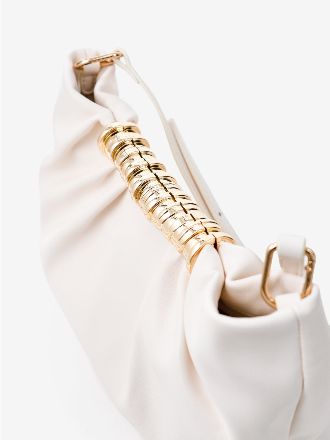 Aura Gathered Clutch Bag