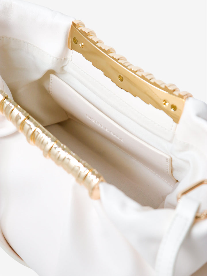 Aura Gathered Clutch Bag