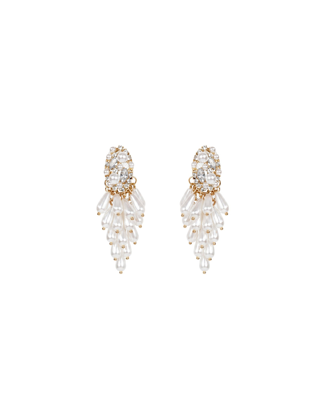 Opaline Pearl Statement Earrings