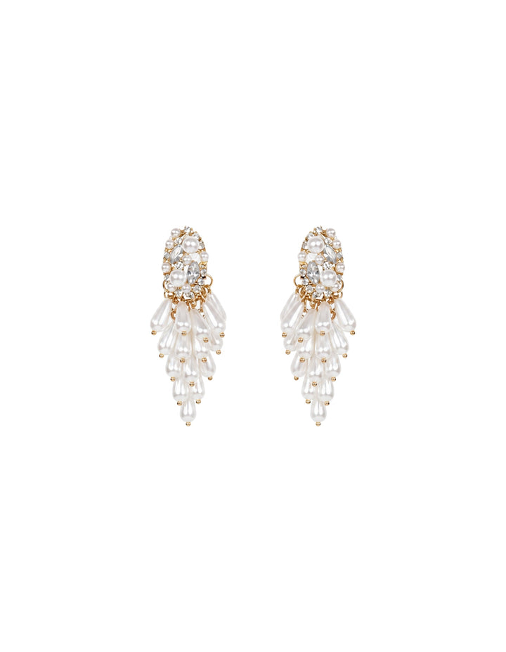 Opaline Pearl Statement Earrings