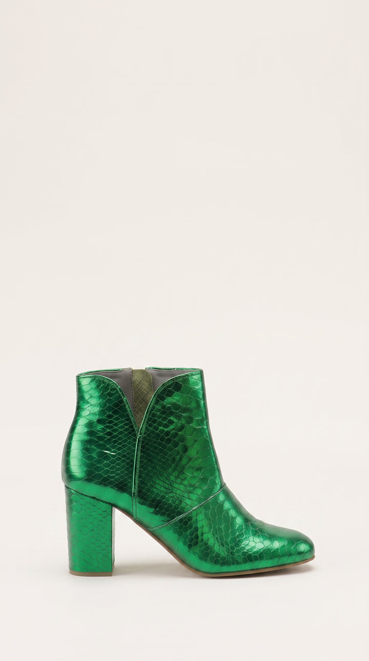 Joey Boot - Metallic Emerald Green