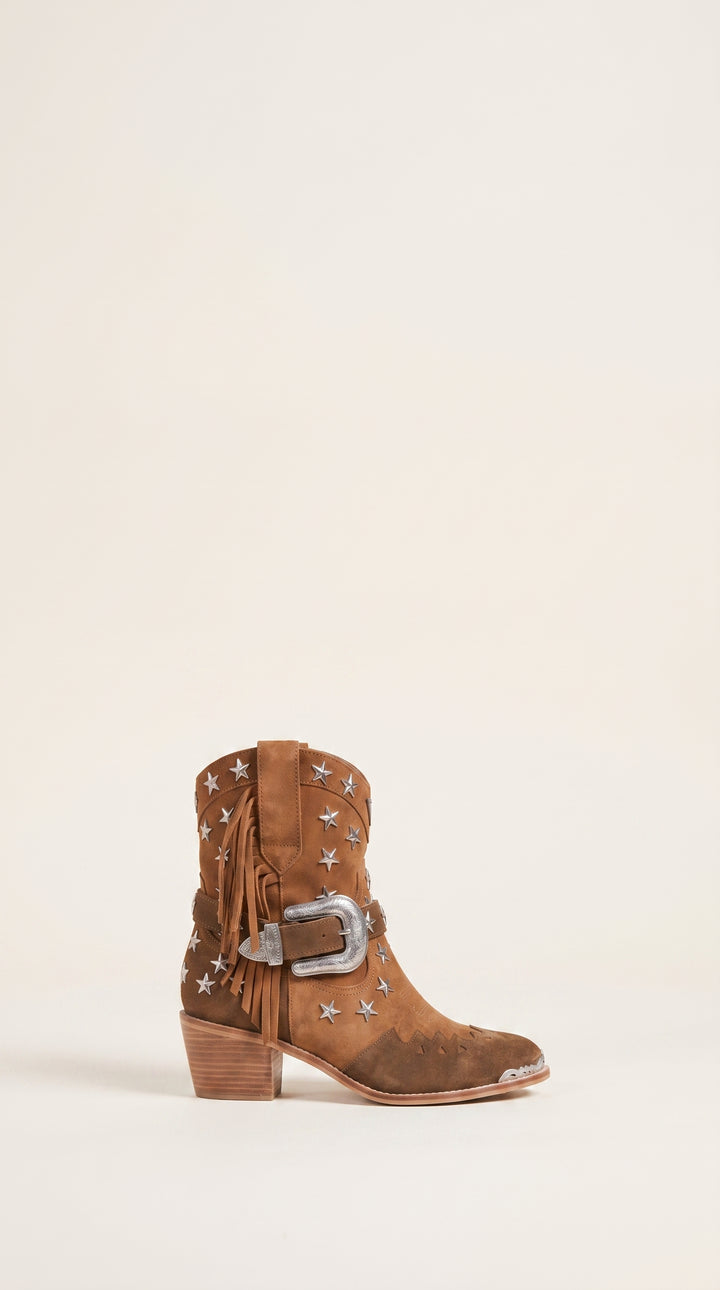 Elodie Cowgirl Boot - Tan