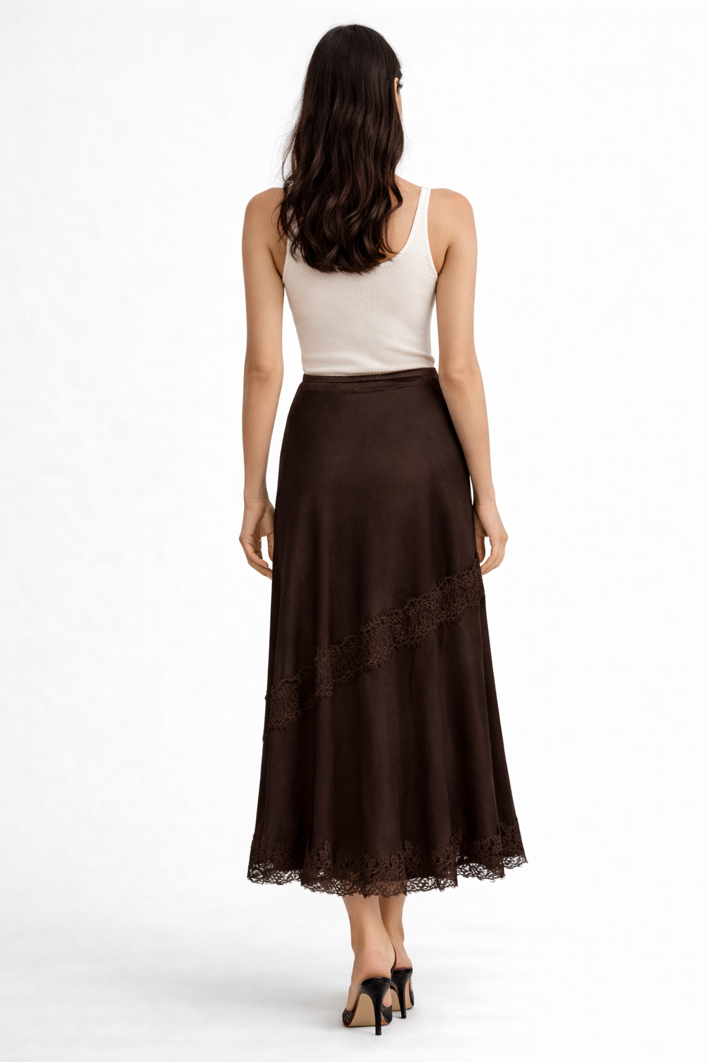Midi Skirt — Chocolate