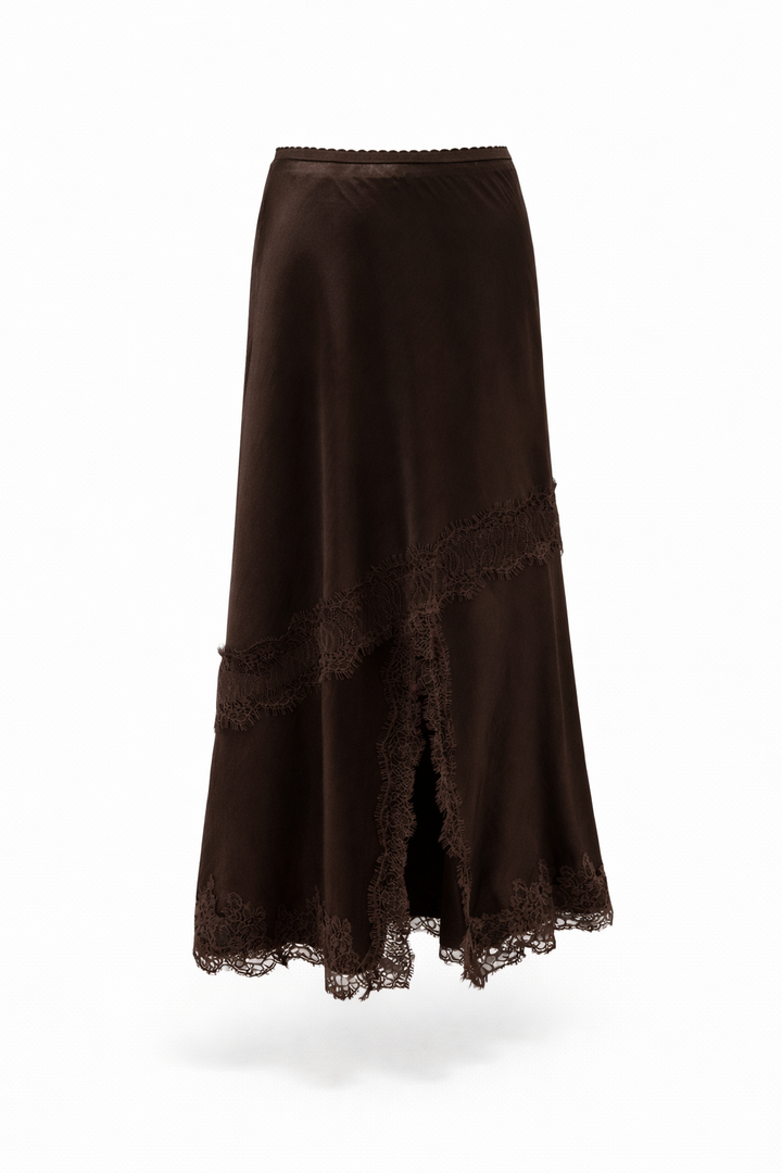 Midi Skirt — Chocolate
