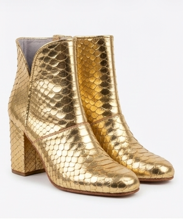 Joey Boot - Metallic Gold