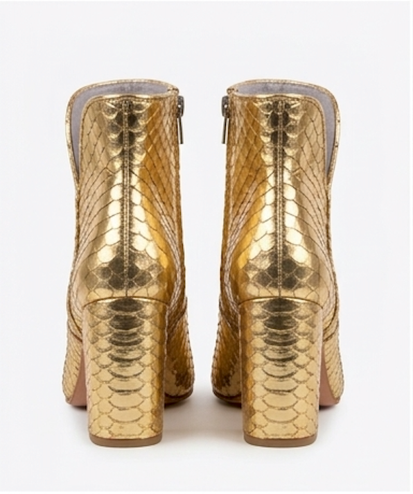 Joey Boot - Metallic Gold