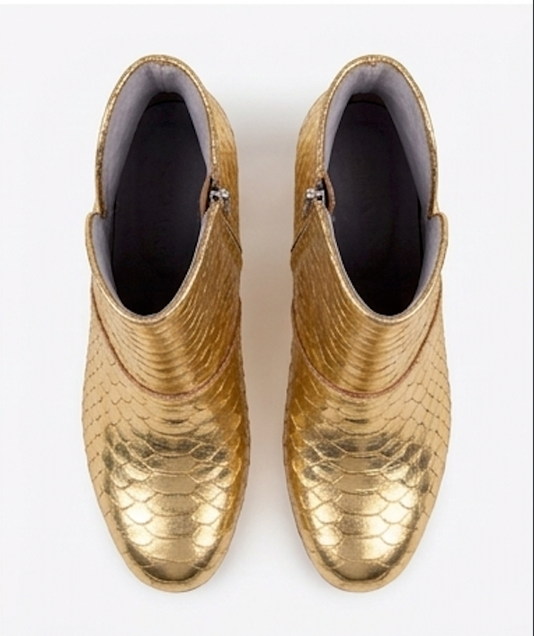 Joey Boot - Metallic Gold