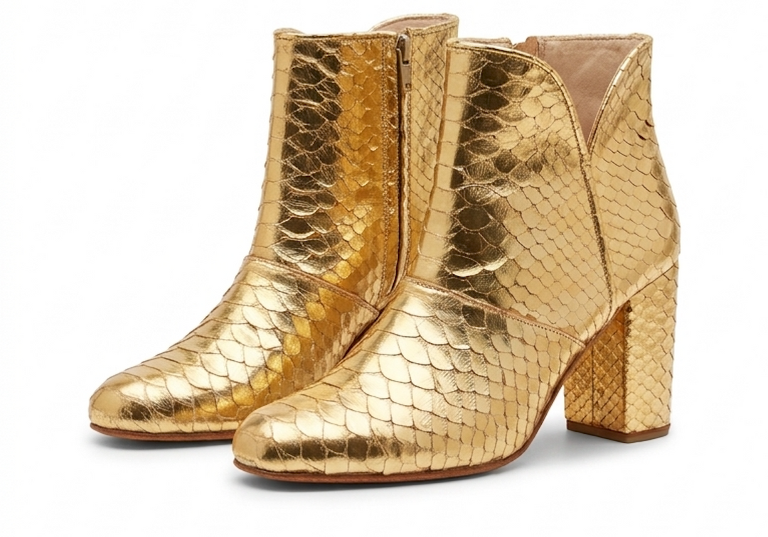 Joey Boot - Metallic Gold