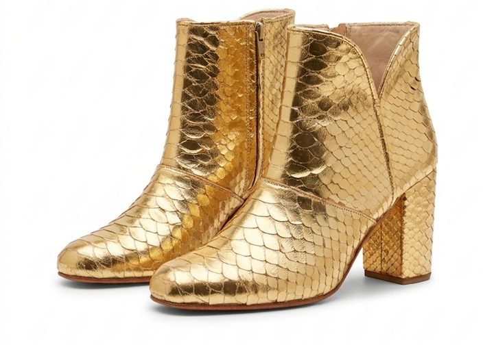 Joey Boot - Metallic Gold
