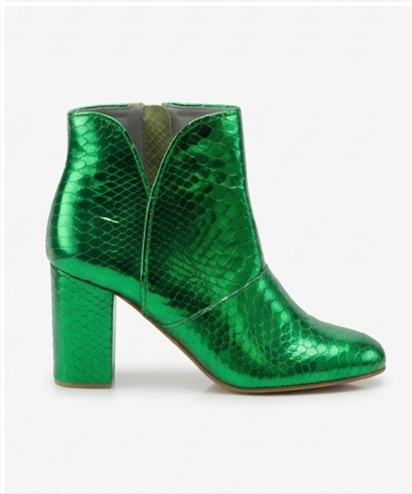 Joey Boot - Metallic Emerald Green