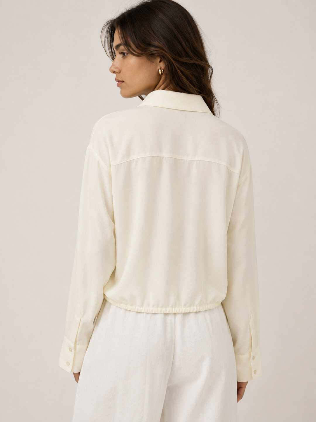 Cupro Blouse - Ivory