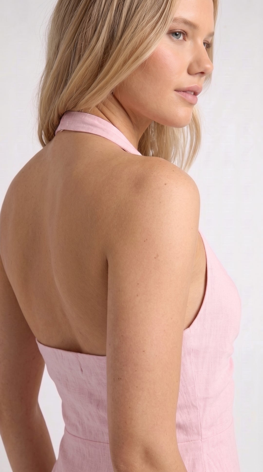 Sugar Rush Keyhole Mini Dress – Baby Pink