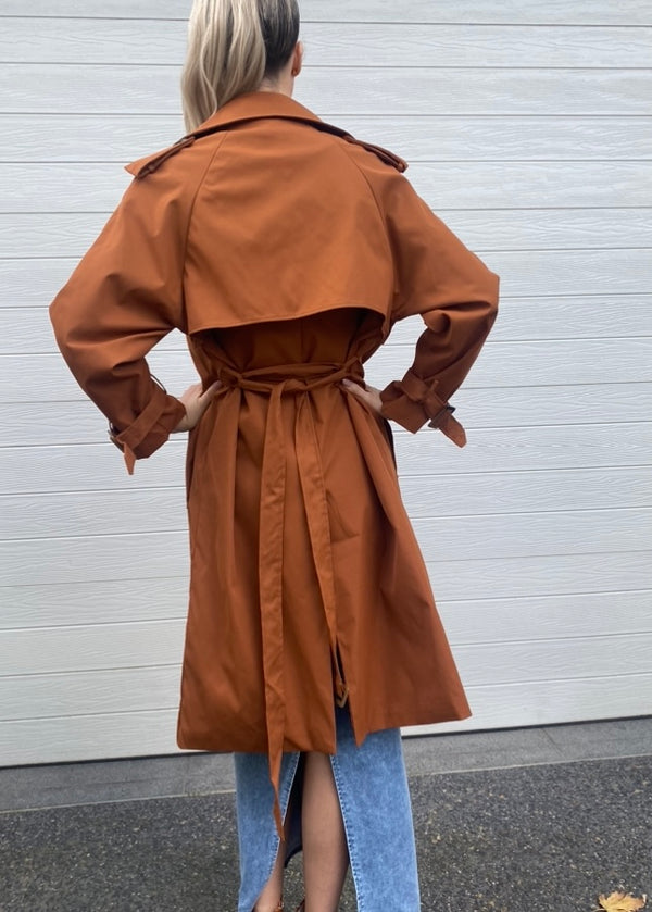 Ava Trench Coat - Tan