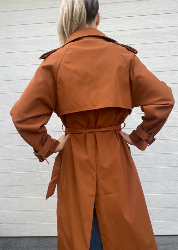 Ava Trench Coat - Tan