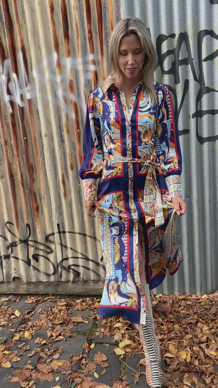 Dolce dress - Navy print