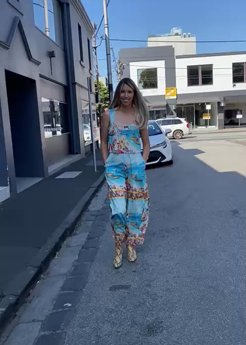 Portofino jumpsuit - Italy print