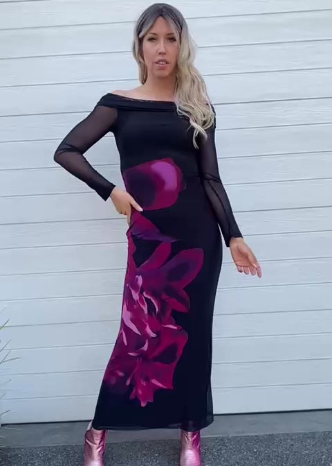 Hannah Mesh Dress