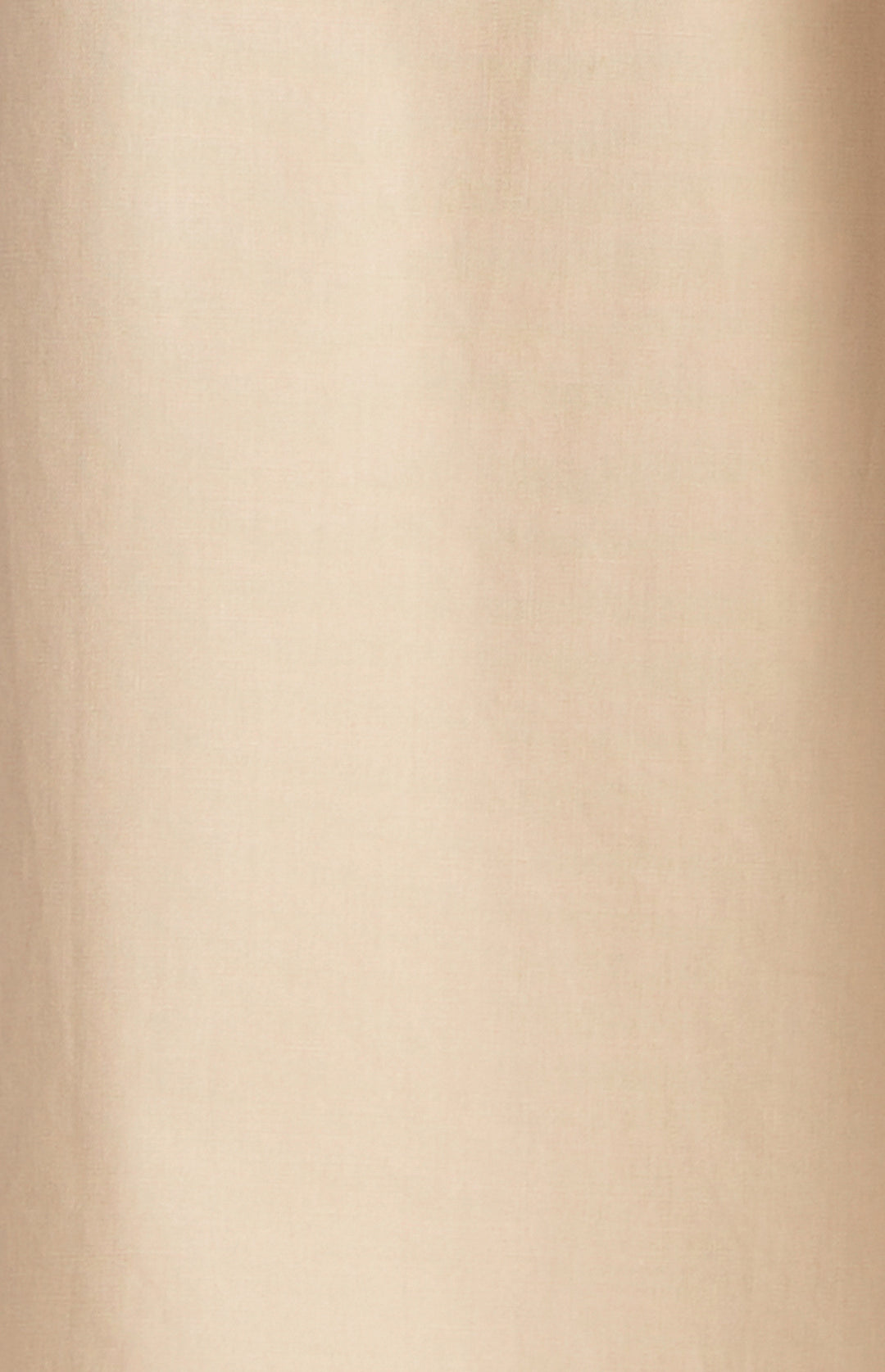 Cotton Contrast Neckline Ruched Midi