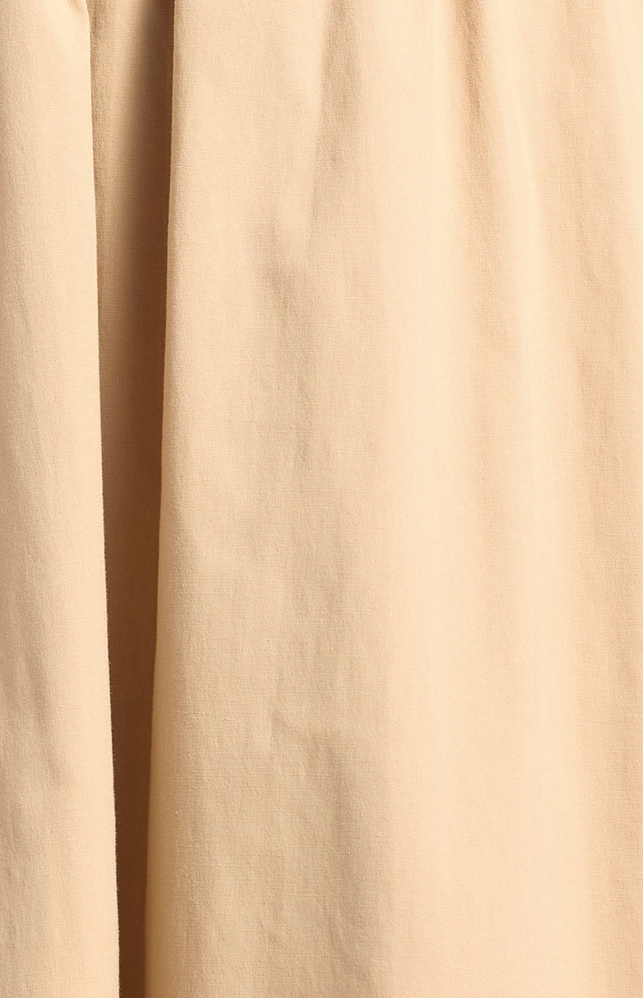 Marble Detail Twisted Strap Cotton Dress