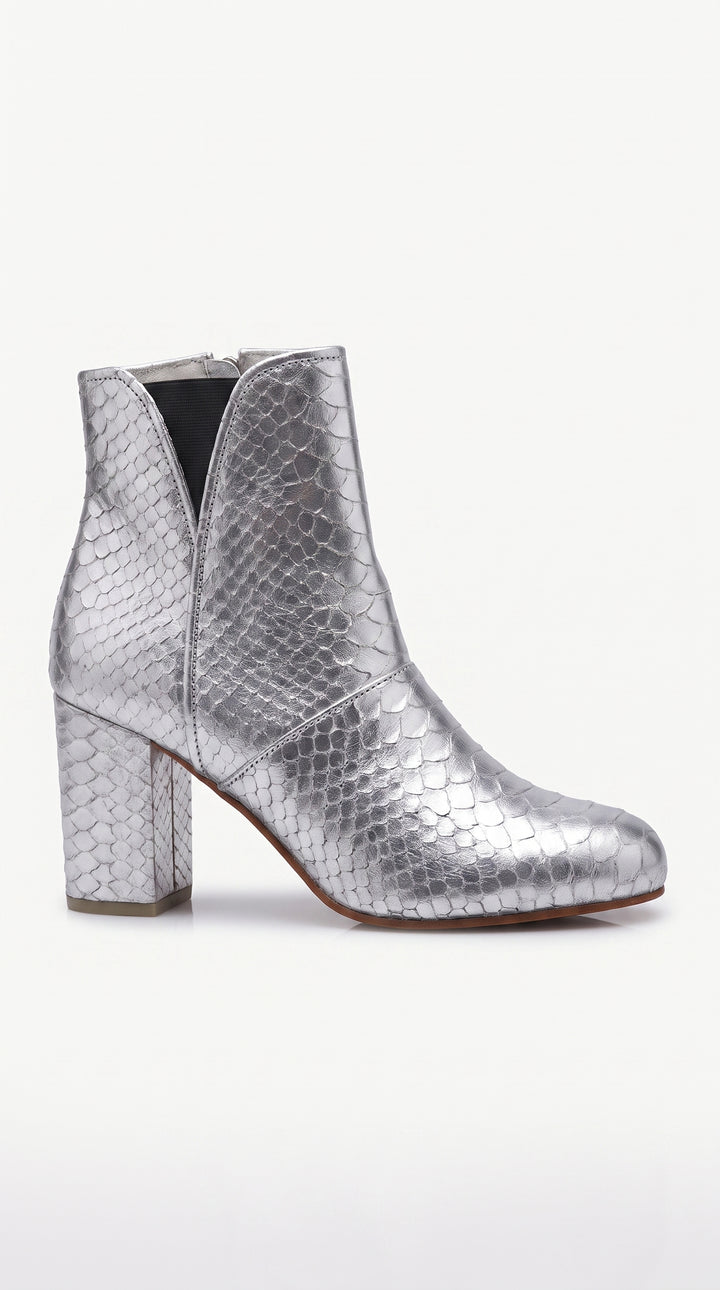 Joey Boot - Metallic Silver