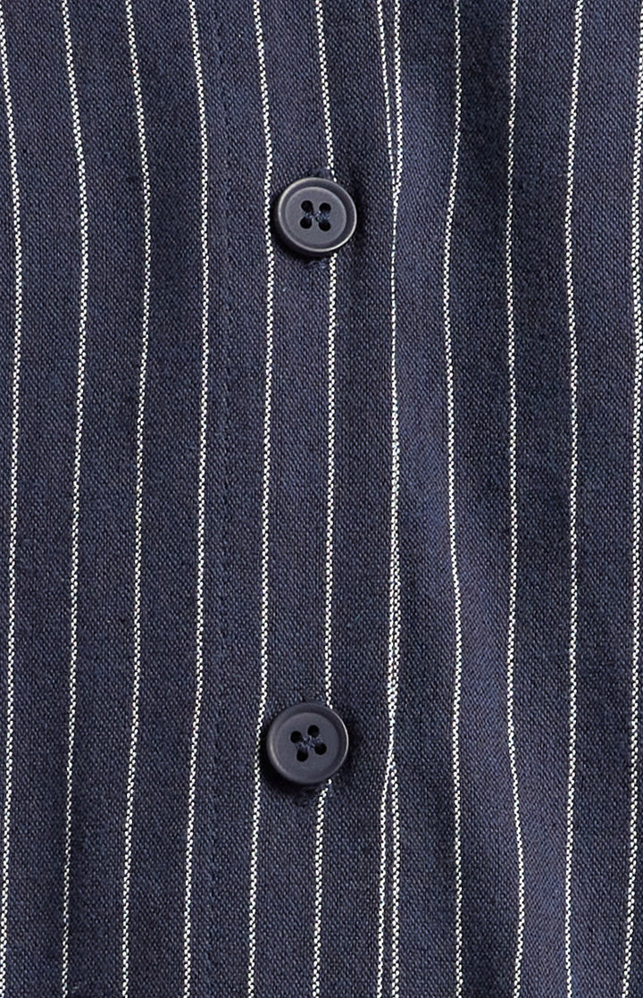 Pin Stripe Button Up Shirt
