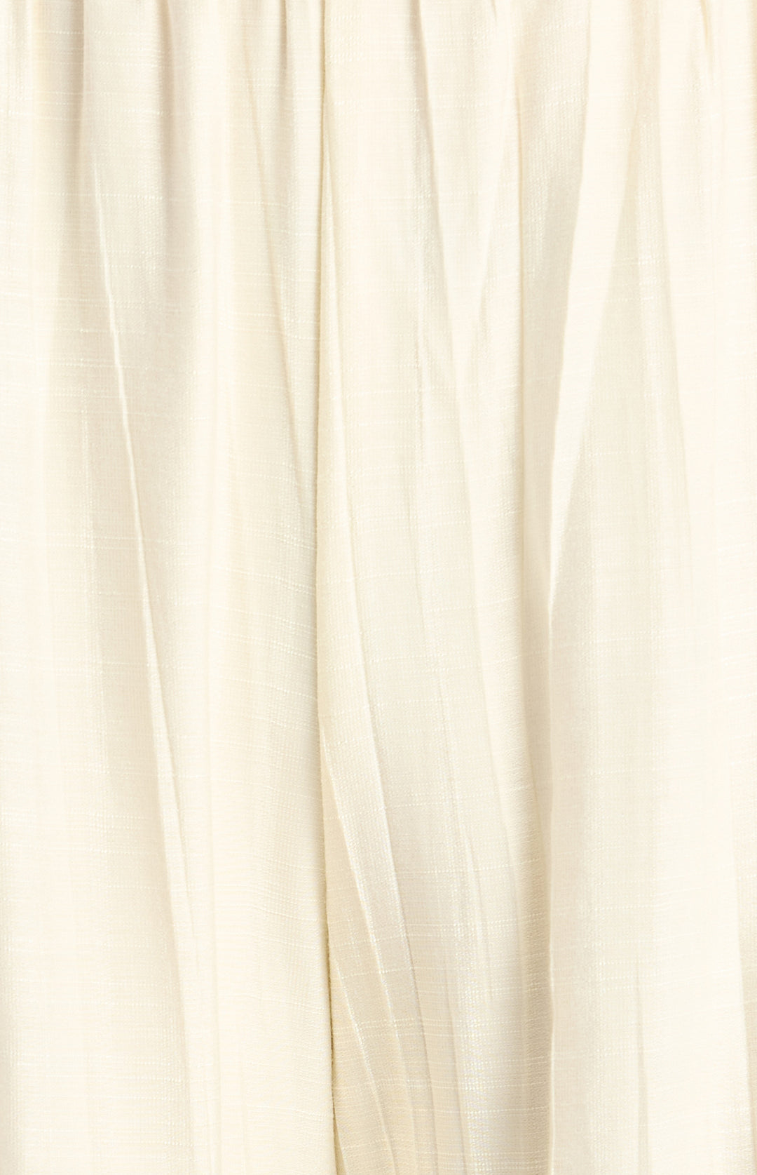 Textured Balloon Hem Pants - Cream