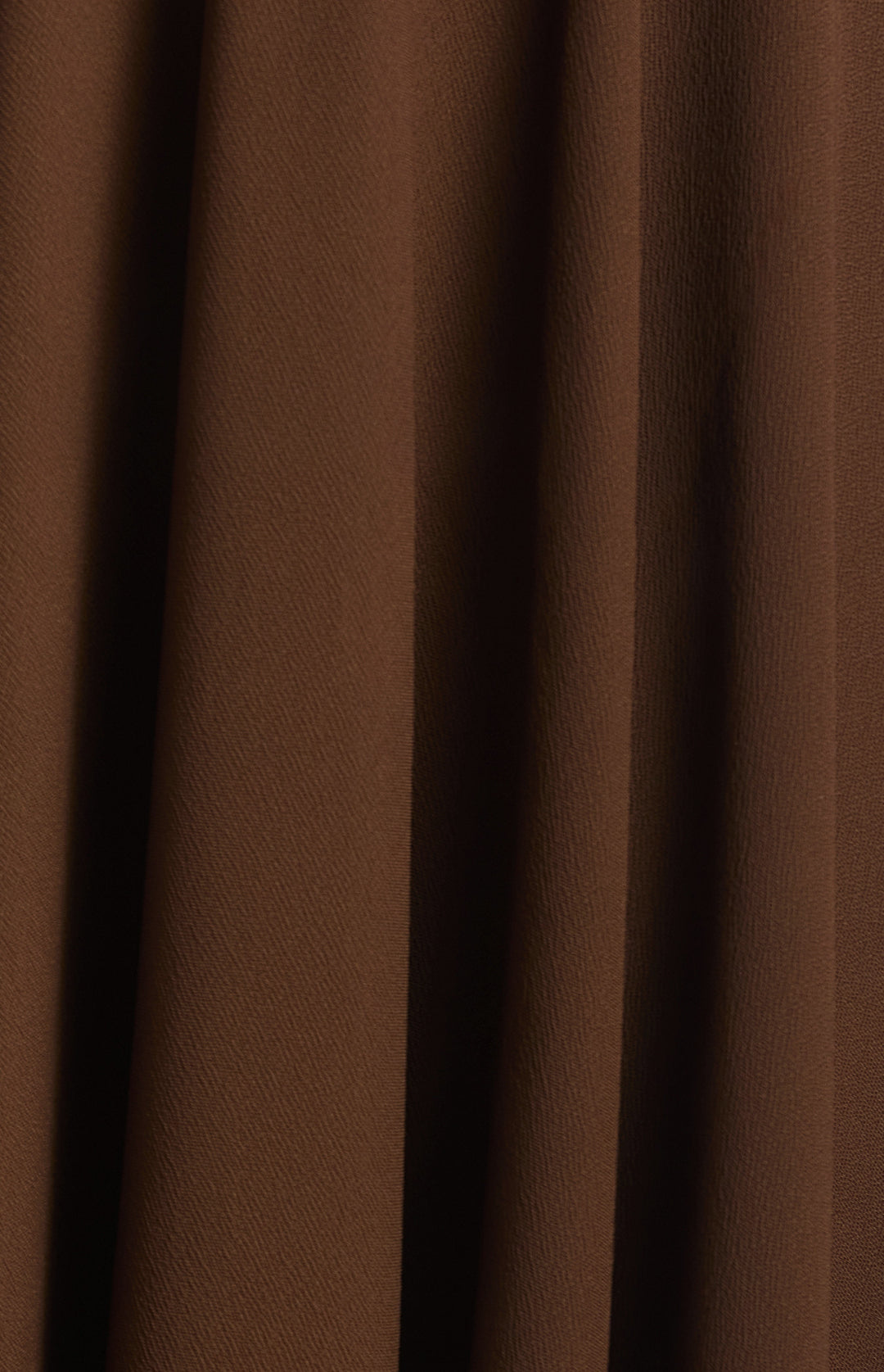 Hankerchief Hem Waist Panel Detail Skirt - Espresso