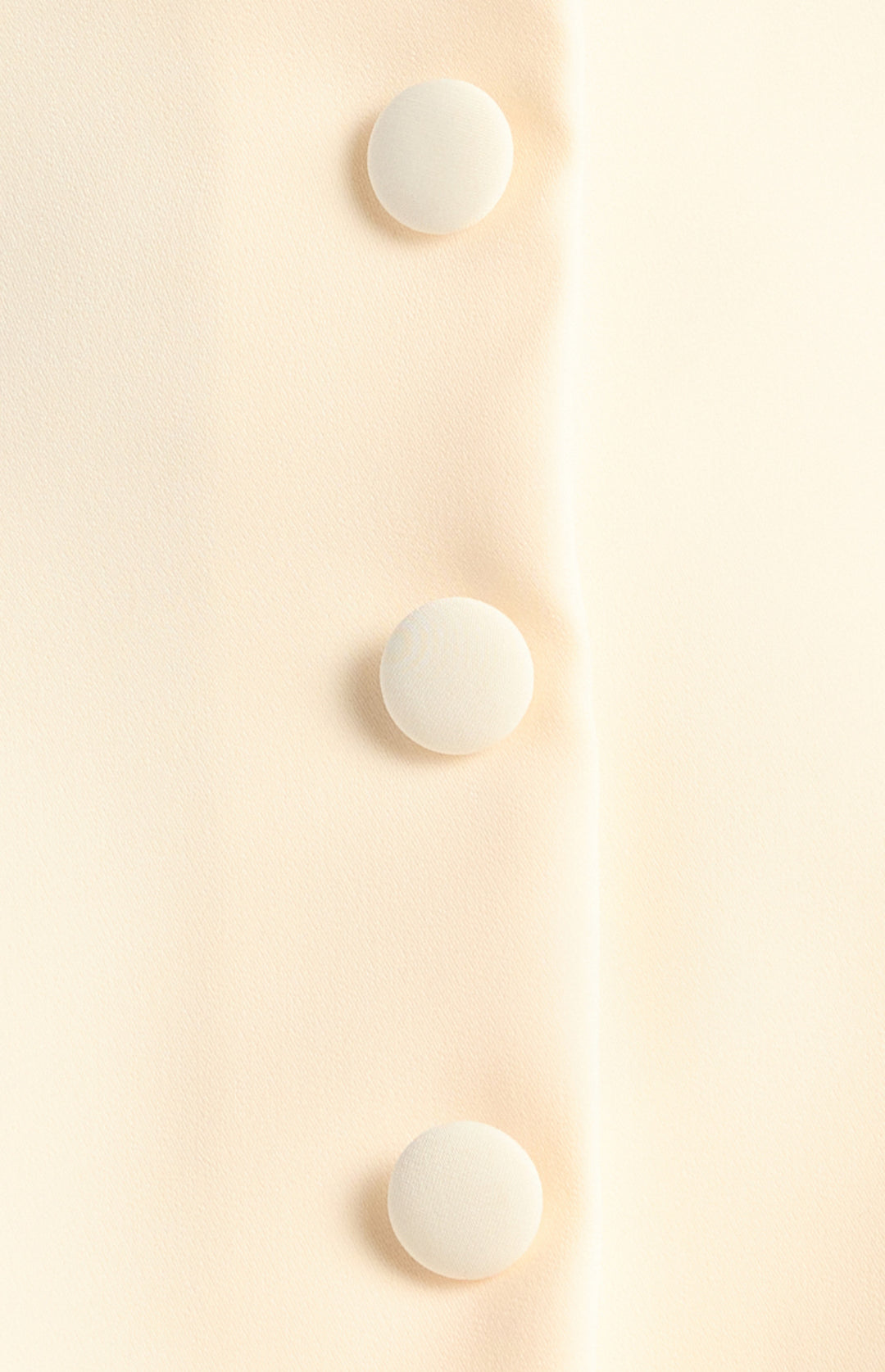 Halter Neck Front Buttons Peplum Vest Top - Bone