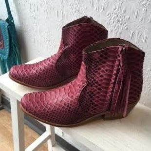 Jfahri Boot - Burgundy Multi-Shoes-jfahristore