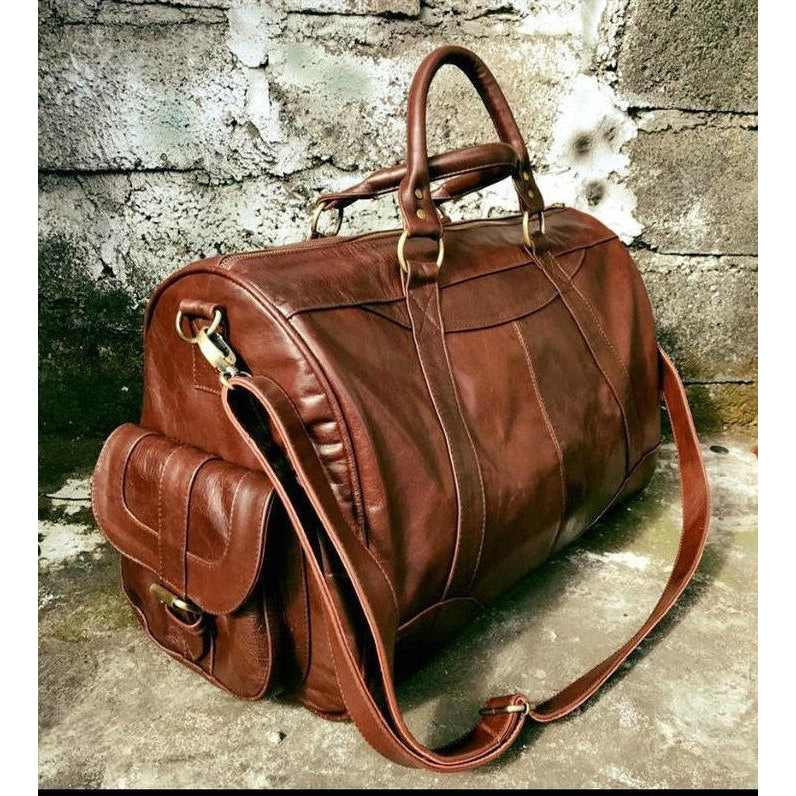 Wanderlust travel bag - tan-Accessories-jfahristore