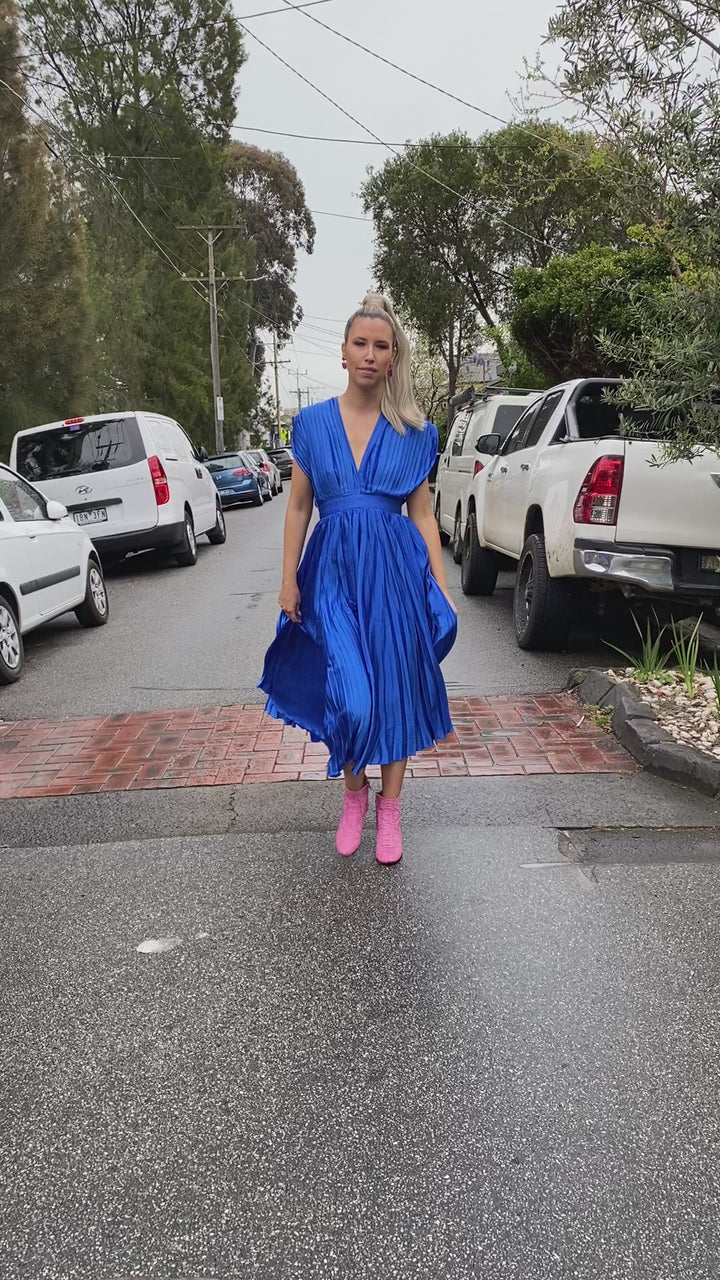 Marilyn dress - Cobalt Blue