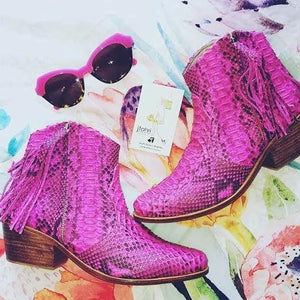 Jfahri Boot - Neon Pink Multi-Shoes-jfahristore