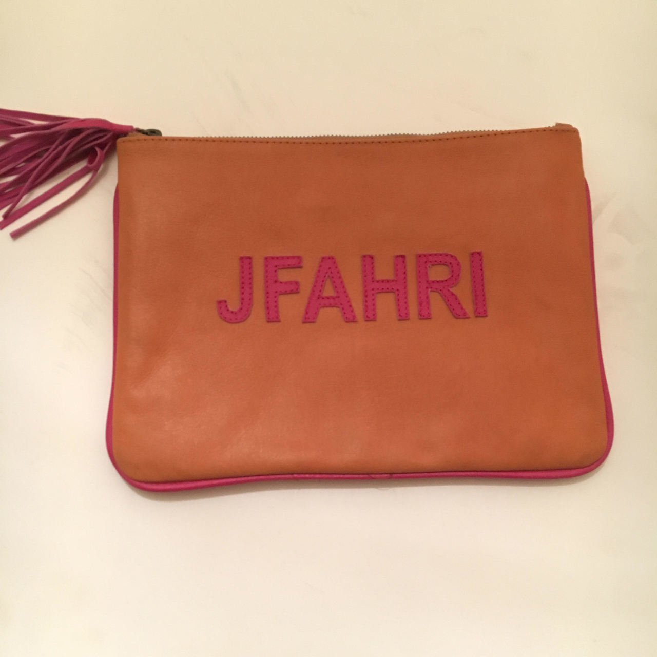 Personalised Leather Clutch-Accessories-jfahristore