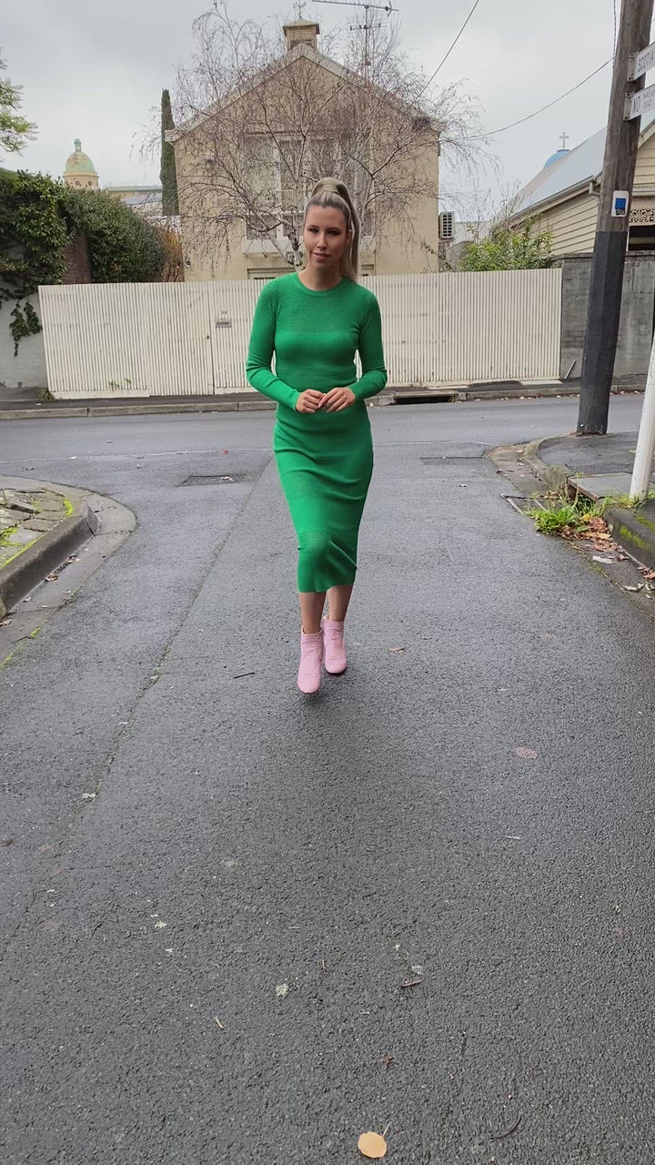 Tyler knit dress - Green
