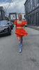 Load and play video in Gallery viewer, Layla short dress - Orange