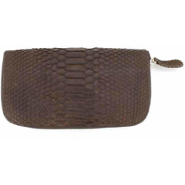 Chocolate Snakeskin Wallet-Accessories-jfahristore