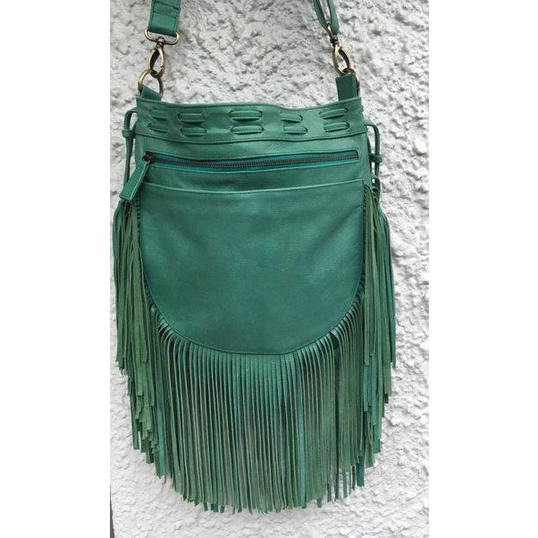 Jfahri nomad tassel bag - jade green-Accessories-jfahristore