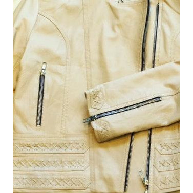 Jfahri Horizon Leather Jacket - Neutral-Clothing-jfahristore