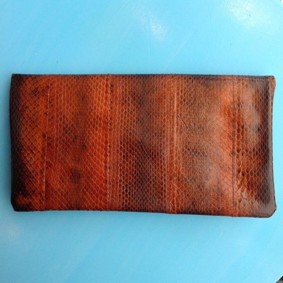 Snake Clutch - Tan-Accessories-jfahristore