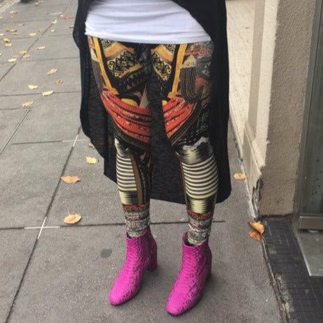 Sassy Boot - Neon Pink Snake Print-Shoes-jfahristore