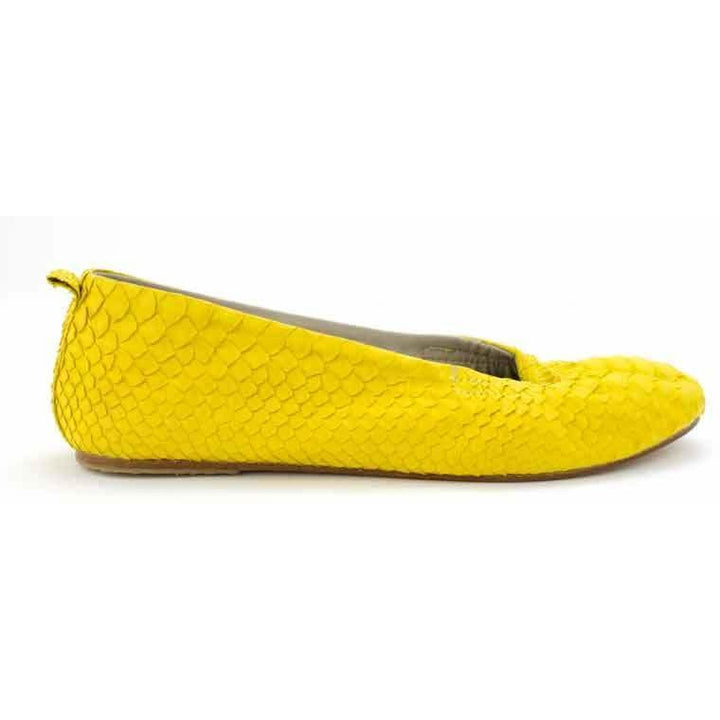 Jfahri Ballet Flats - Neon Yellow-Shoes-jfahristore