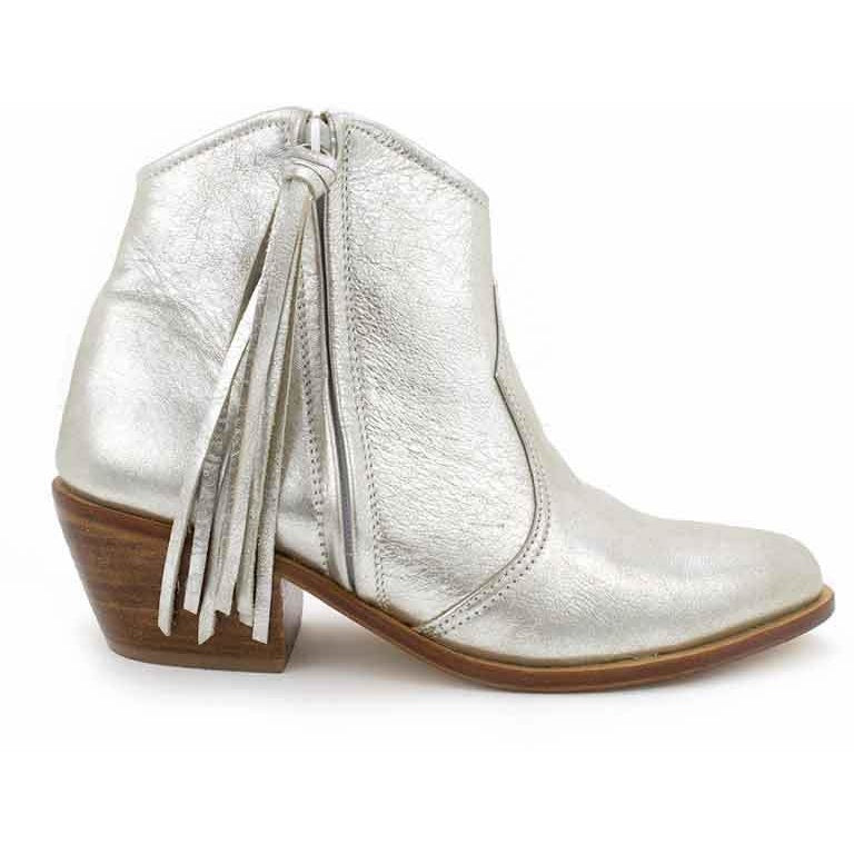 Jfahri Boot - Metallic Silver-Shoes-jfahristore