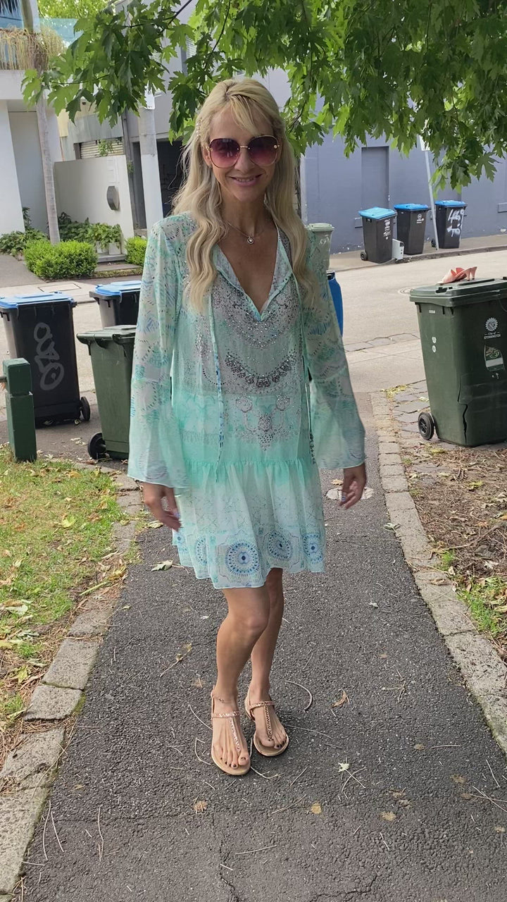 Milky dress - Mint