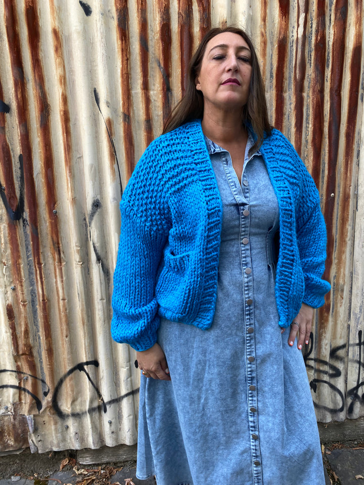 Clara Cardigan - Blue